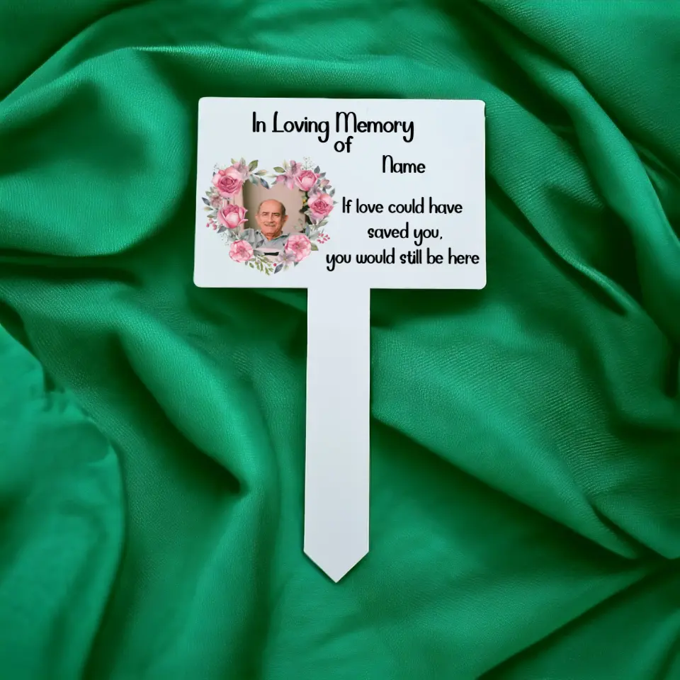 UV Printed Grave Marker