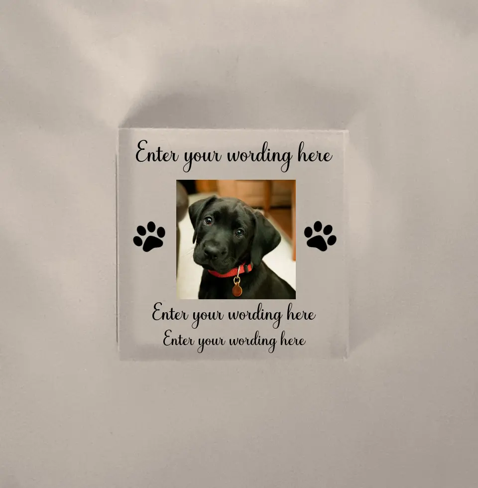 UV Printed Pet Photo Acrylic Block - Image 3
