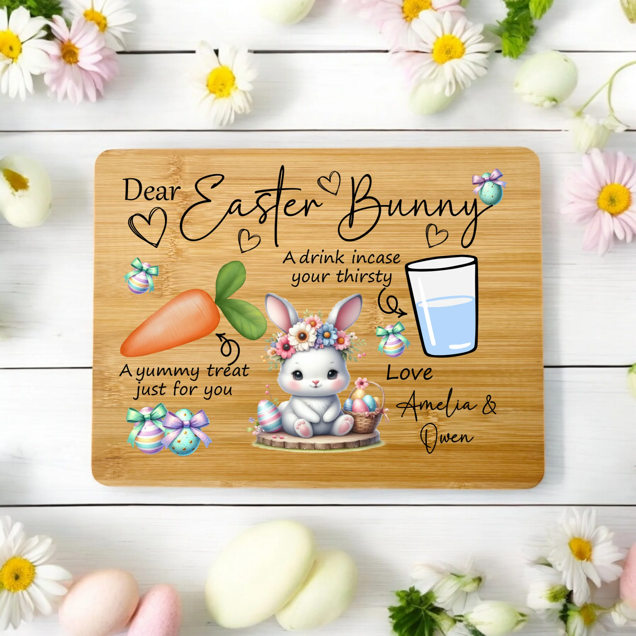 UV Printed Easter Treat Board - Fully Personalised - Image 4