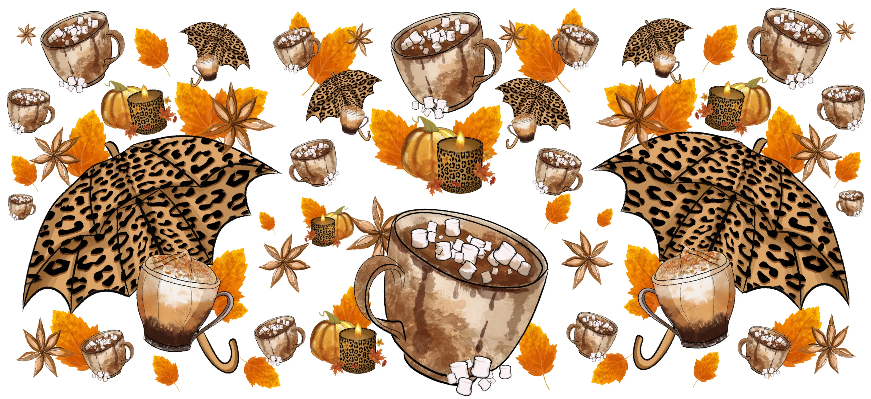 UVDTF 16oz Libbey Glass Wrap - Autumn - Image 2