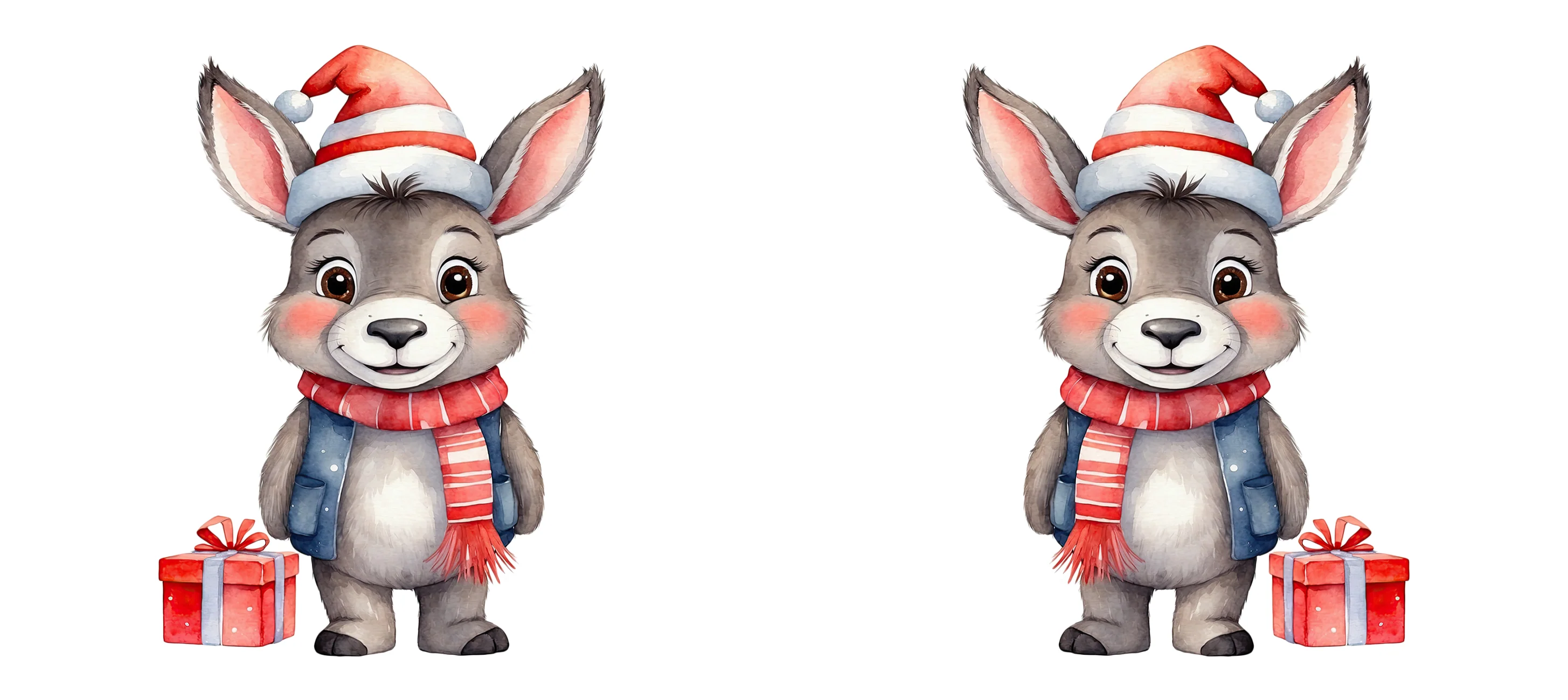 UVDTF 16oz Libbey Glass Wrap - Christmas Donkey - Image 12