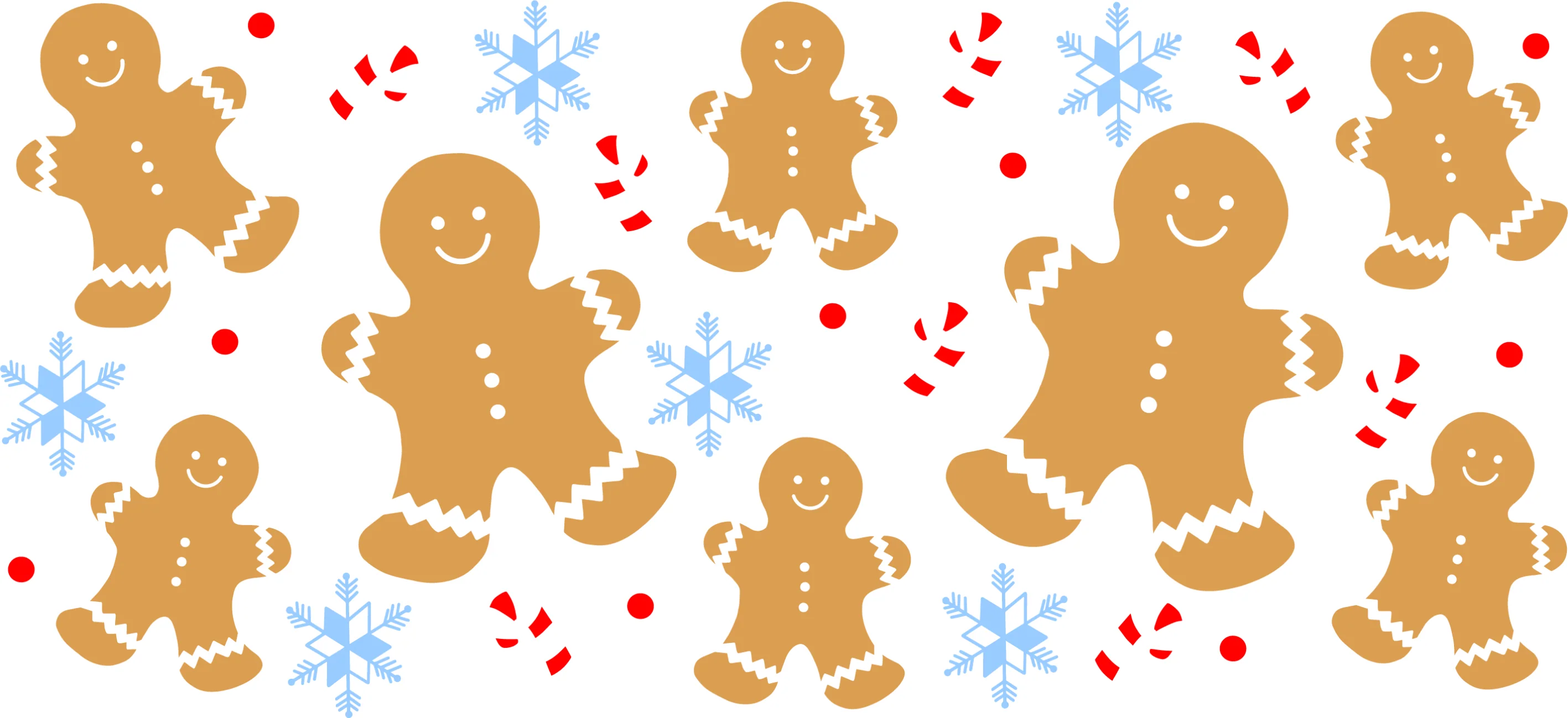 UVDTF 16oz Libbey Glass Wrap - Gingerbread - Image 2