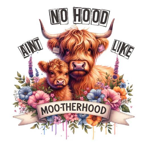 UVDTF Ain't no hood like Moo therhood - Image 2