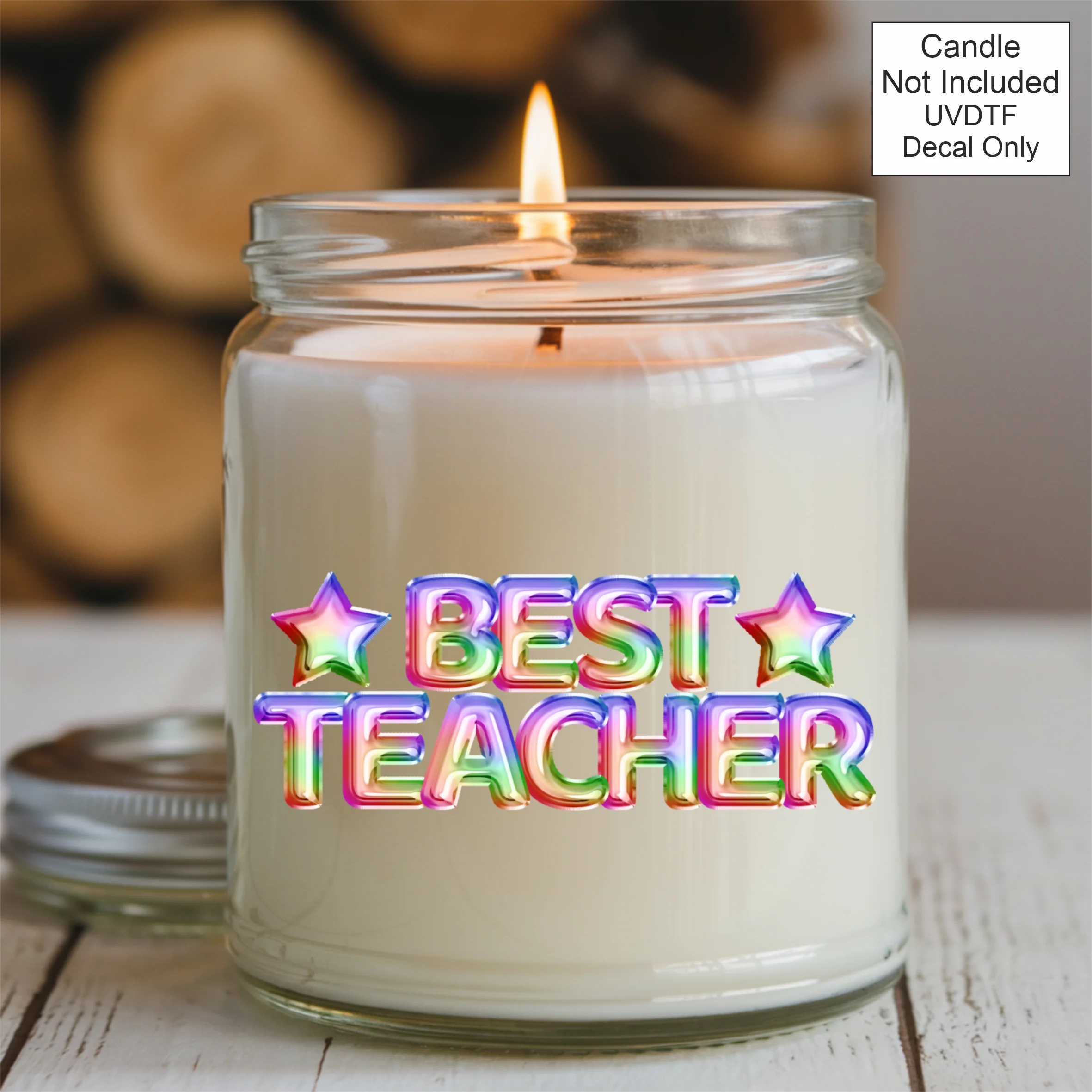 UVDTF Best Teacher - Foil Balloons - Image 4