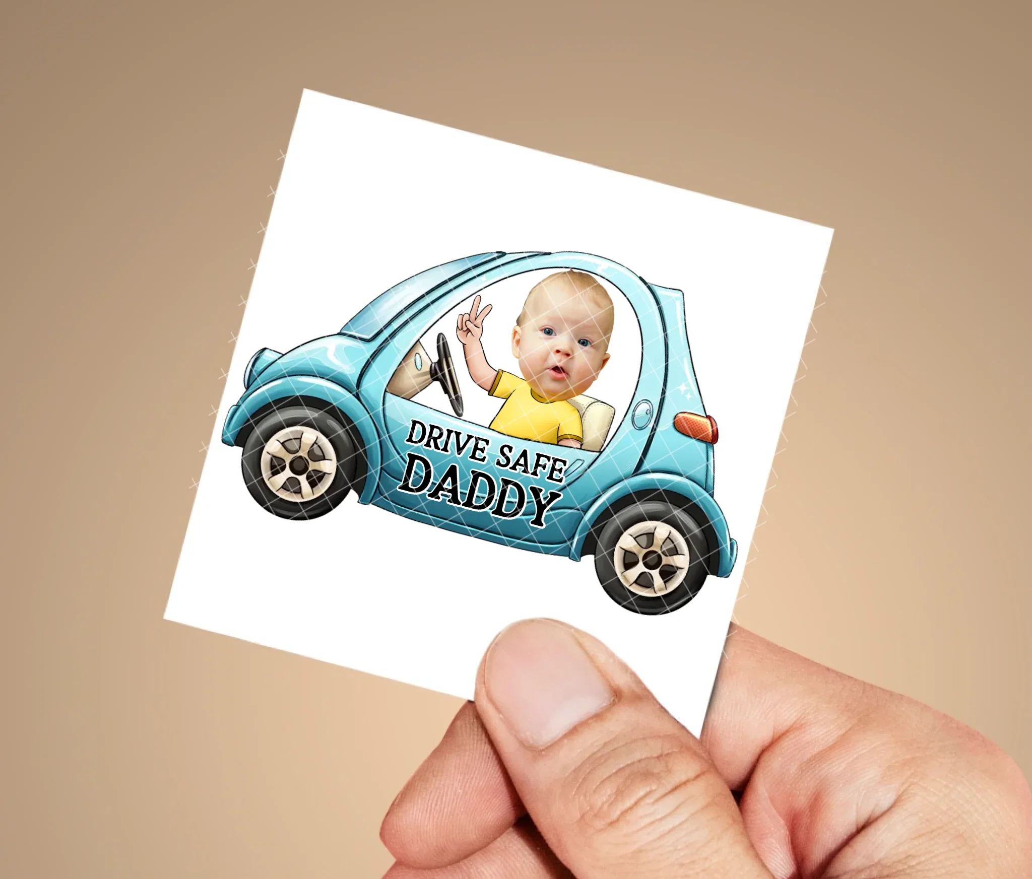 UVDTF Car Photo Cut Out