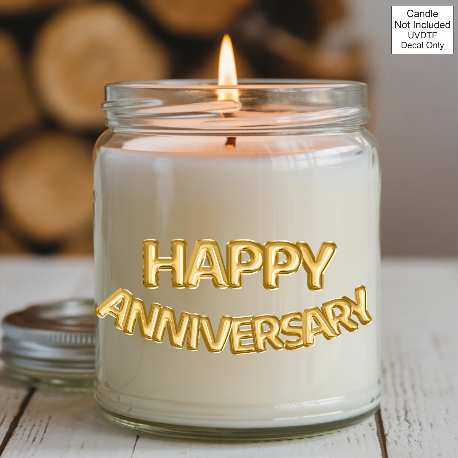 UVDTF Happy Anniversary - Foil Balloons - Image 3