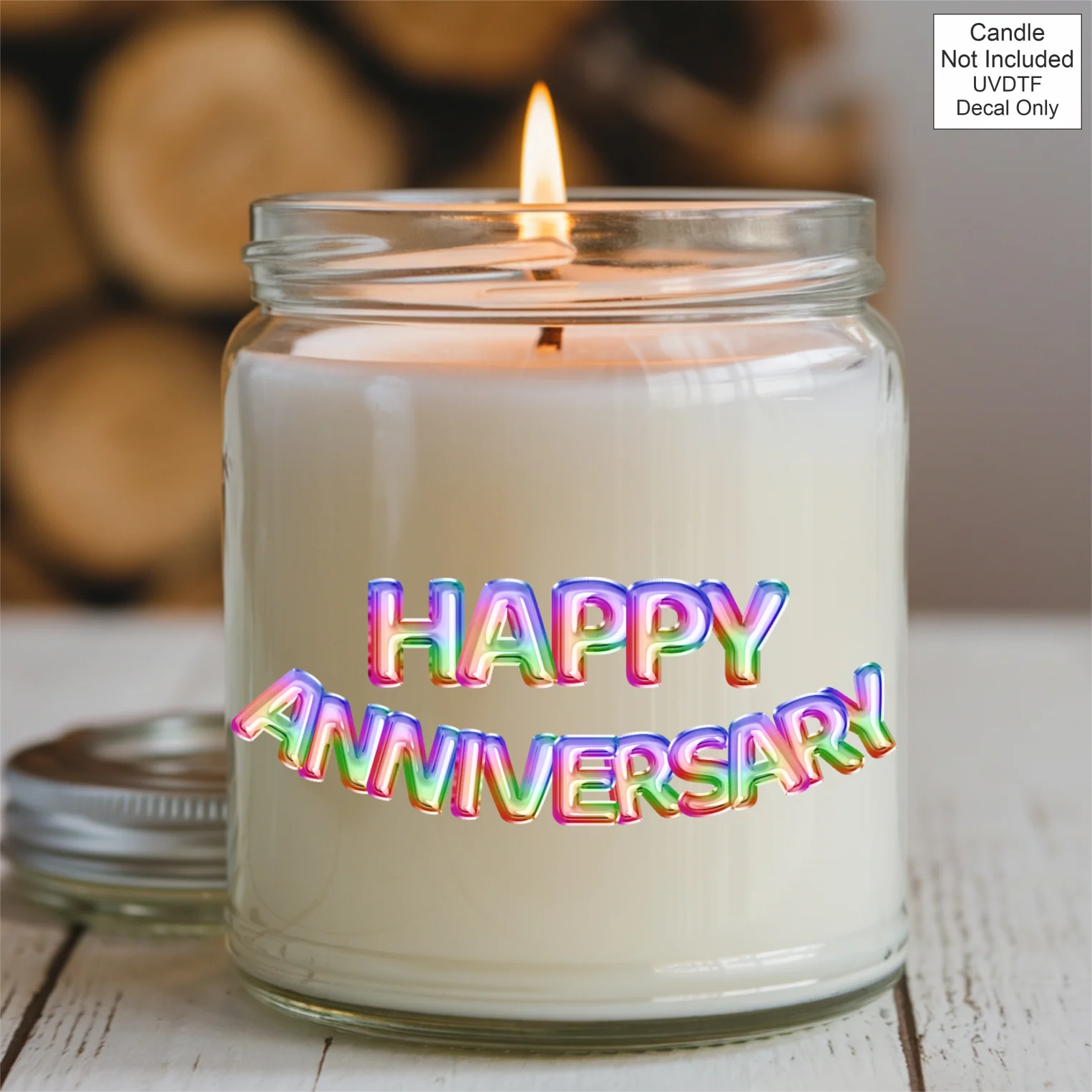 UVDTF Happy Anniversary - Foil Balloons - Image 7