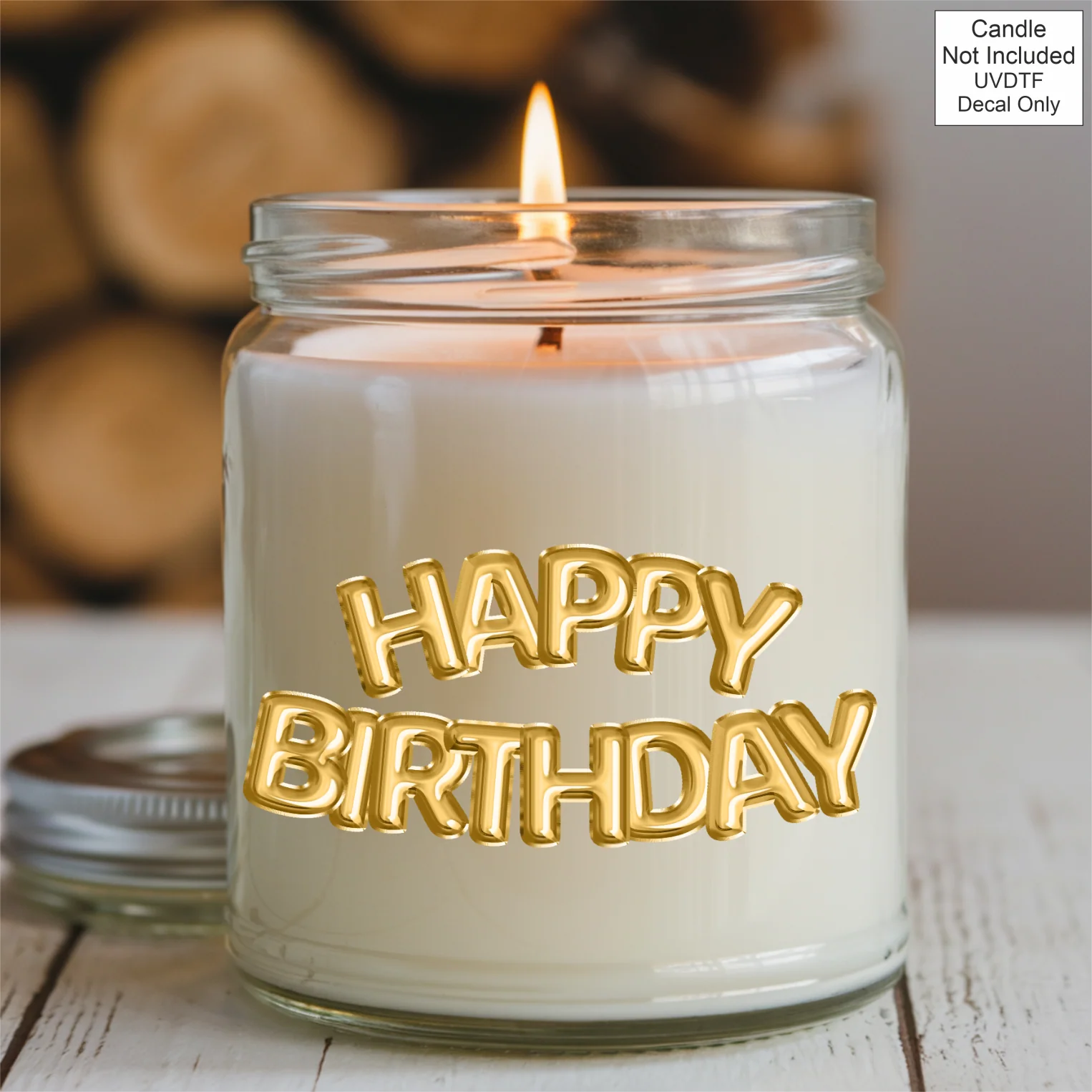 UVDTF Happy Birthday - Foil Balloons - Image 3