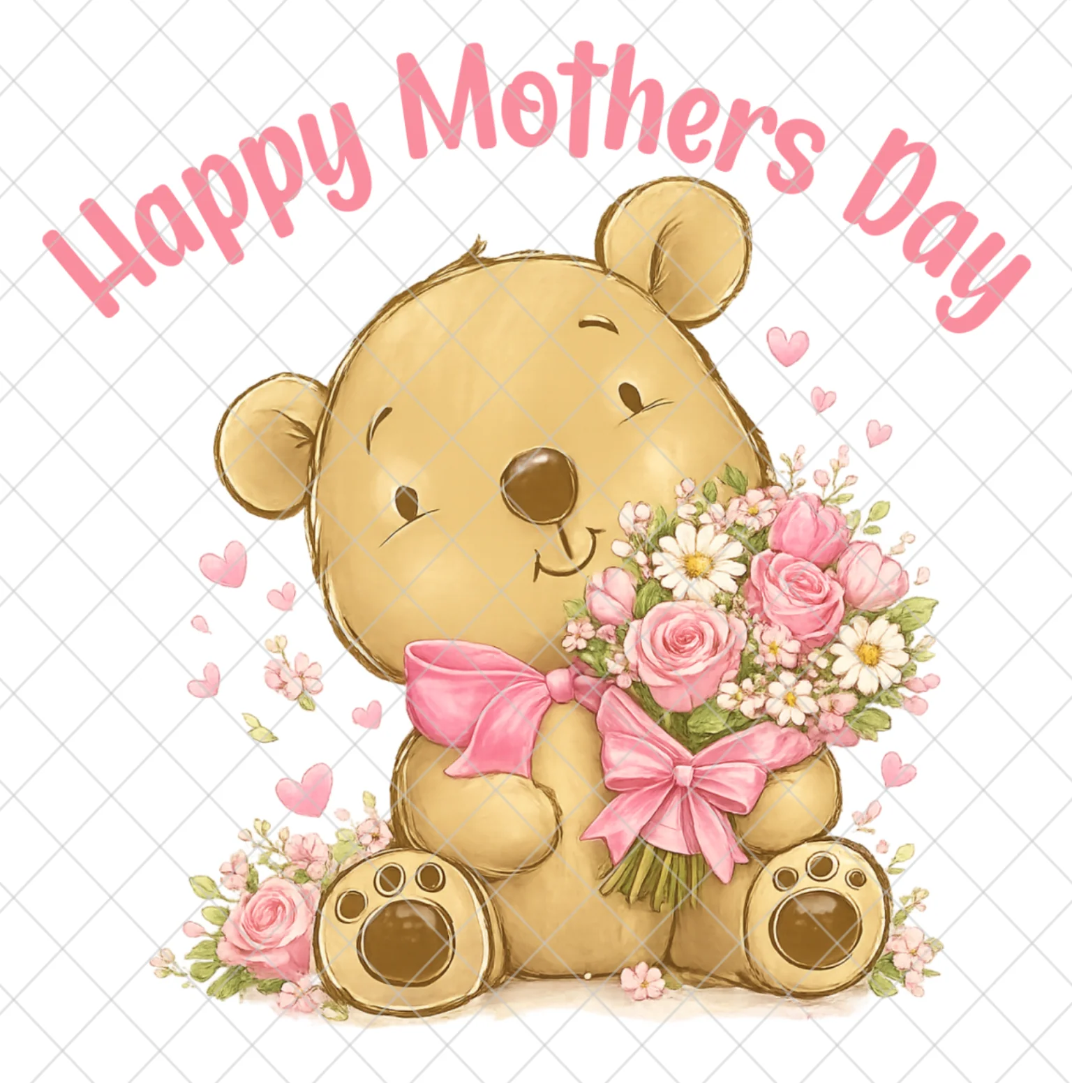 UVDTF Happy Mothers Day Bear - Image 3
