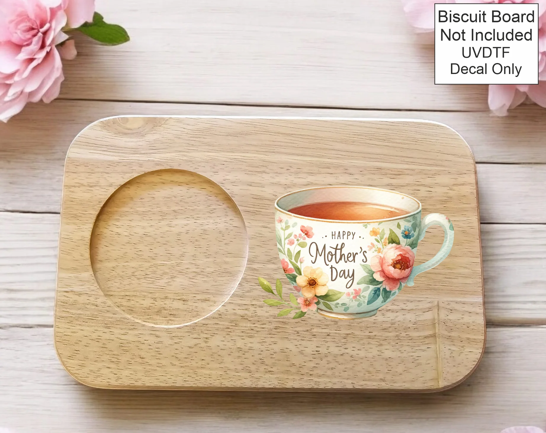 UVDTF Happy Mothers Day Tea Cup