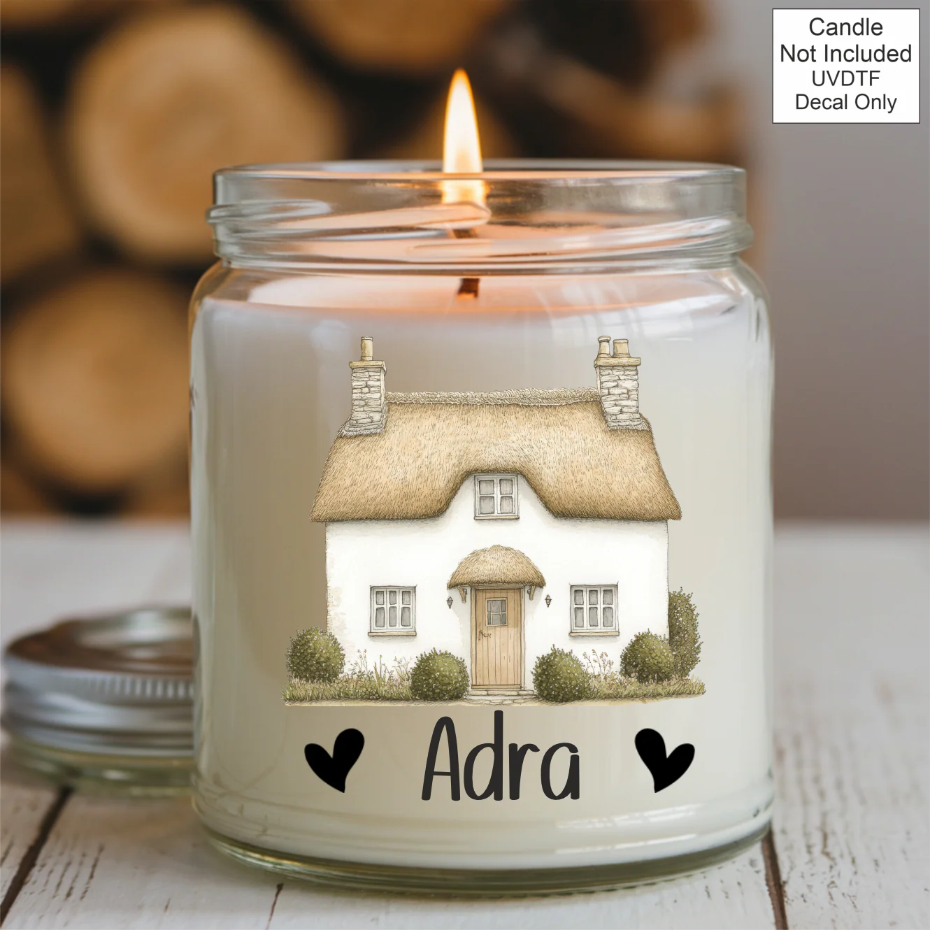 UVDTF New Home Candle - Cottage Design - Image 4