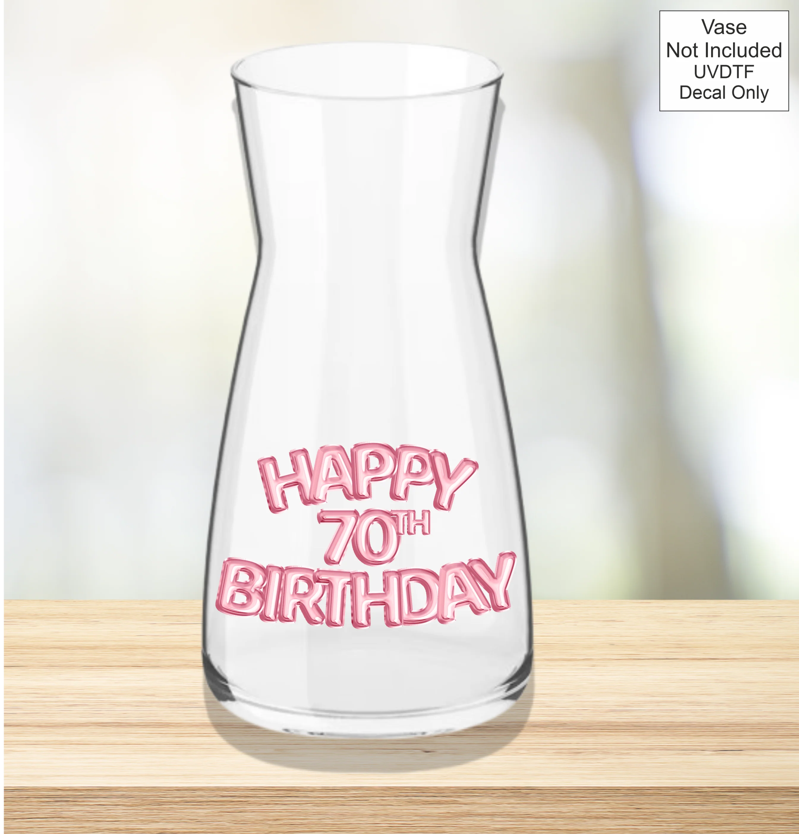 UVDTF Pink Foil Balloon Birthdays - Image 10