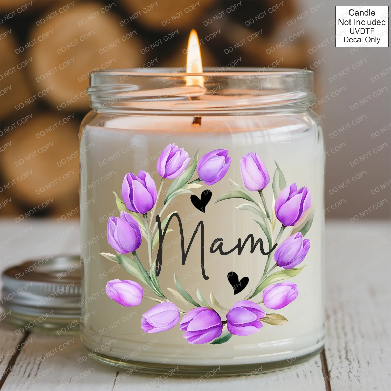 UVDTF Purple Tulip Family Name - Image 3