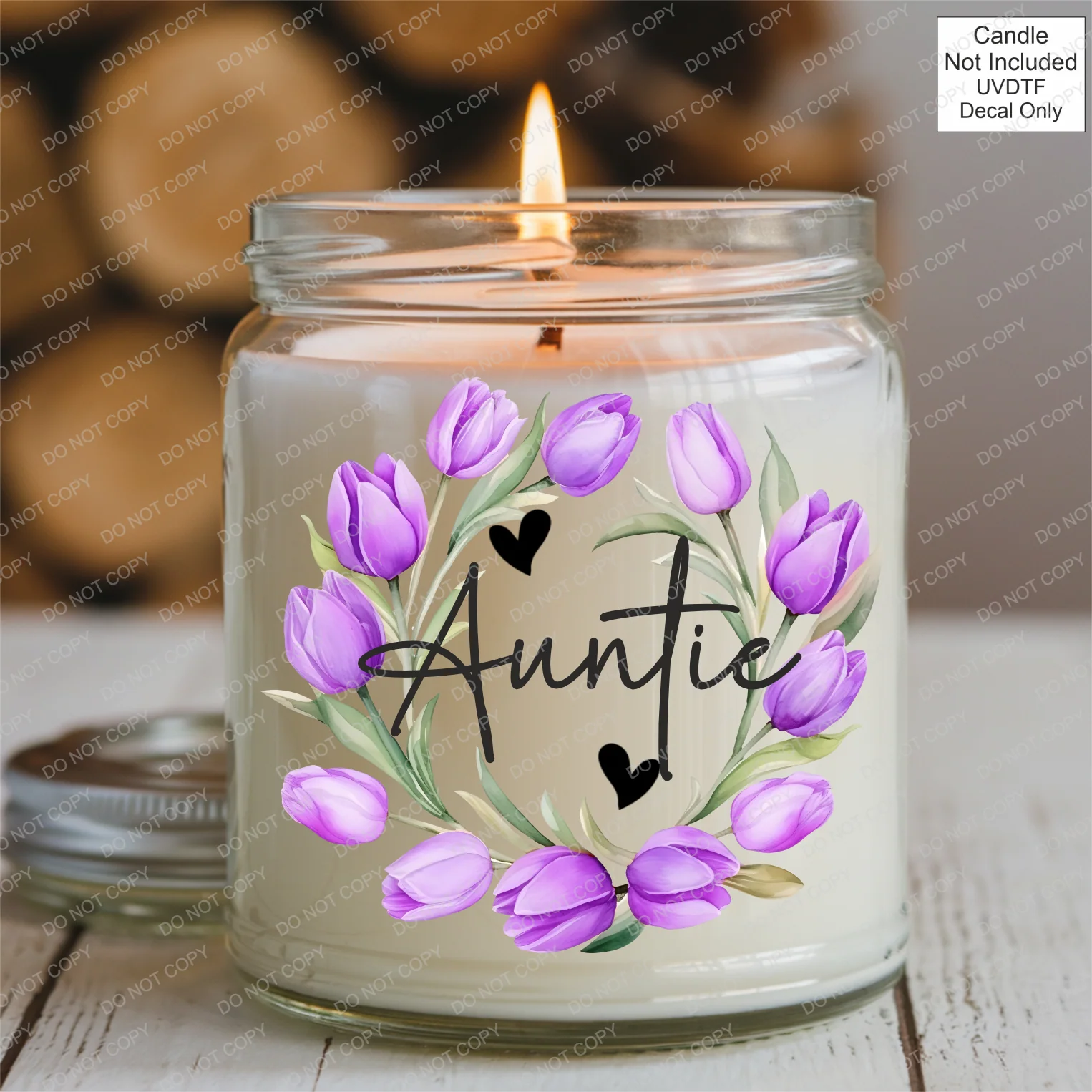 UVDTF Purple Tulip Family Name - Image 5