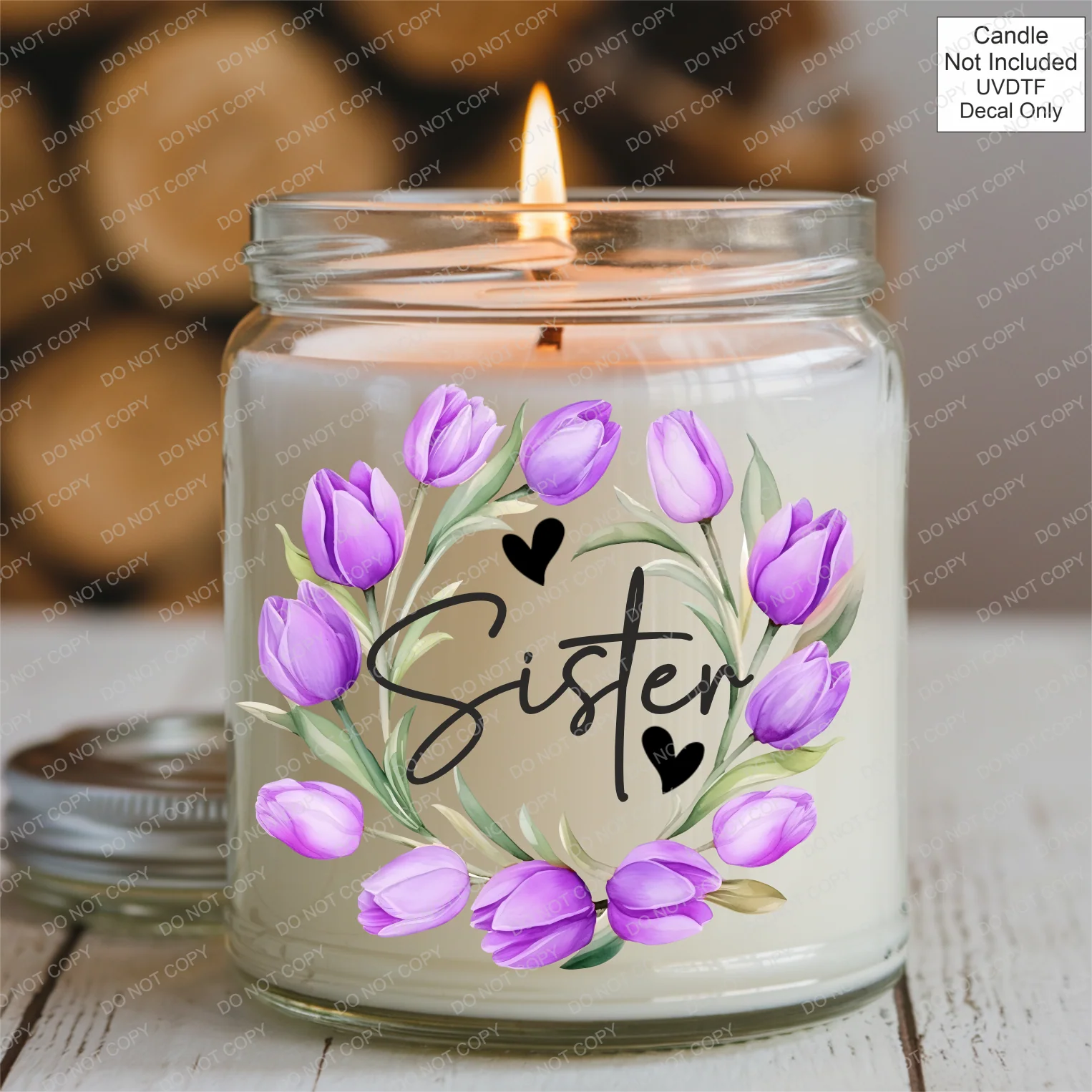 UVDTF Purple Tulip Family Name - Image 7