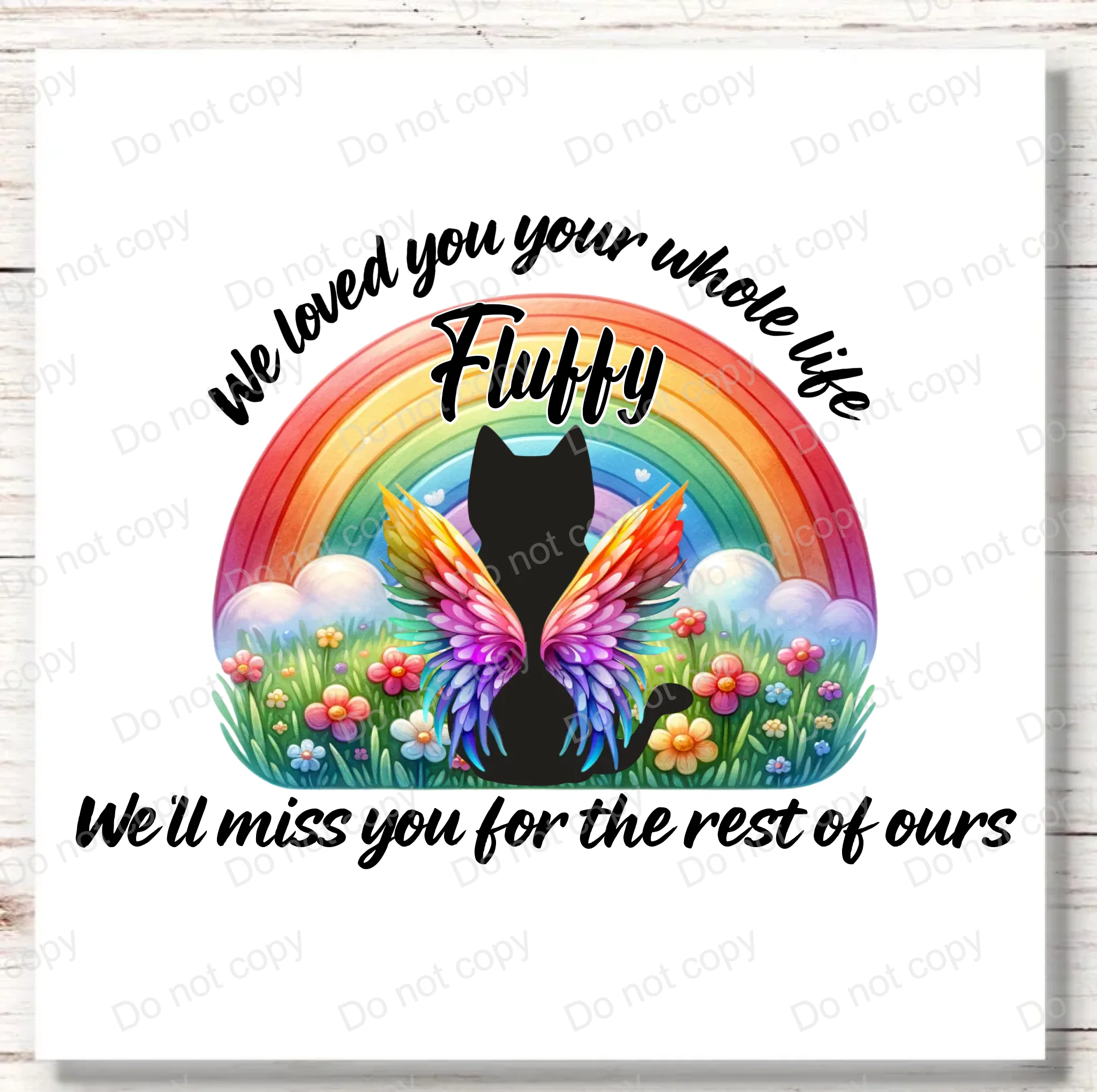 UVDTF Rainbow Bridge, Pet memorial - Image 3