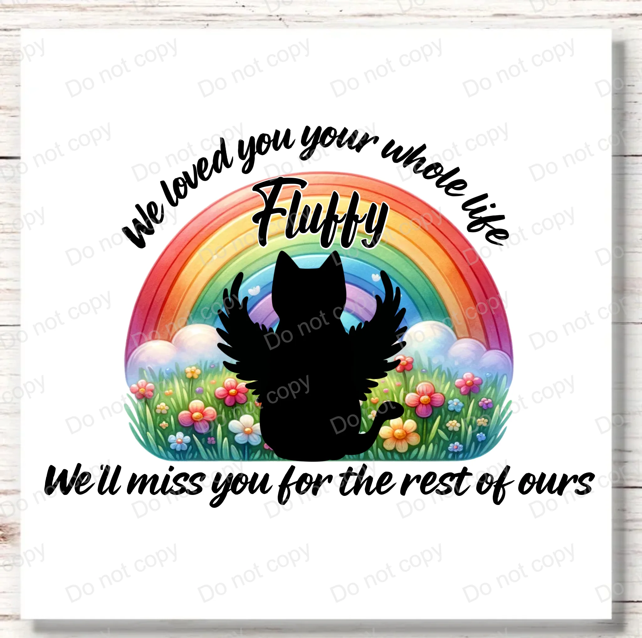 UVDTF Rainbow Bridge, Pet memorial - Image 4