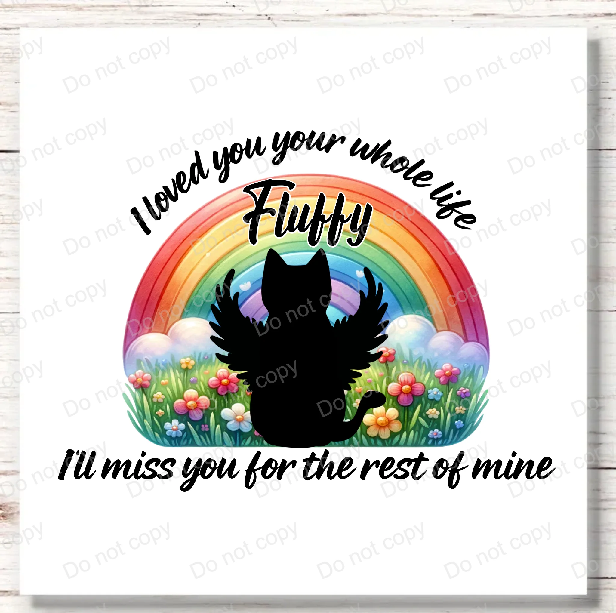 UVDTF Rainbow Bridge, Pet memorial - Image 5
