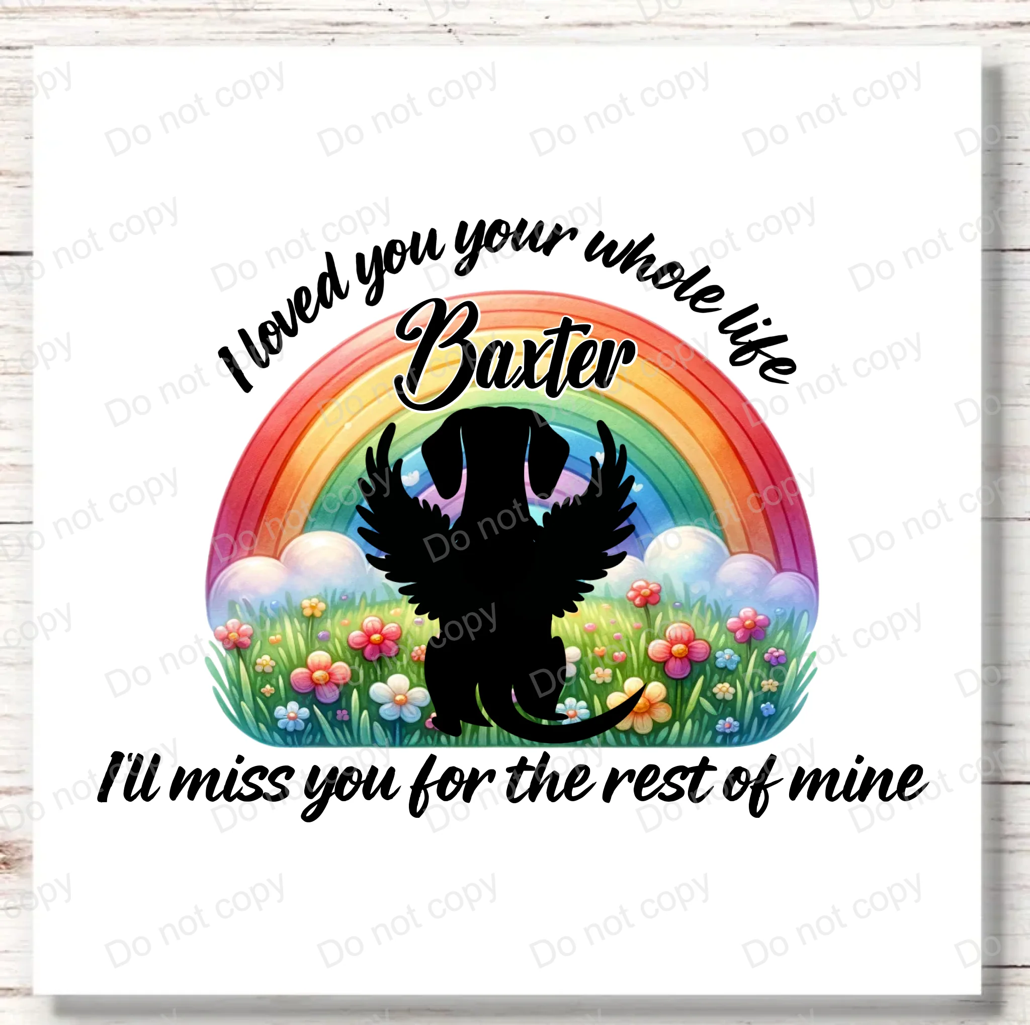 UVDTF Rainbow Bridge, Pet memorial - Image 7
