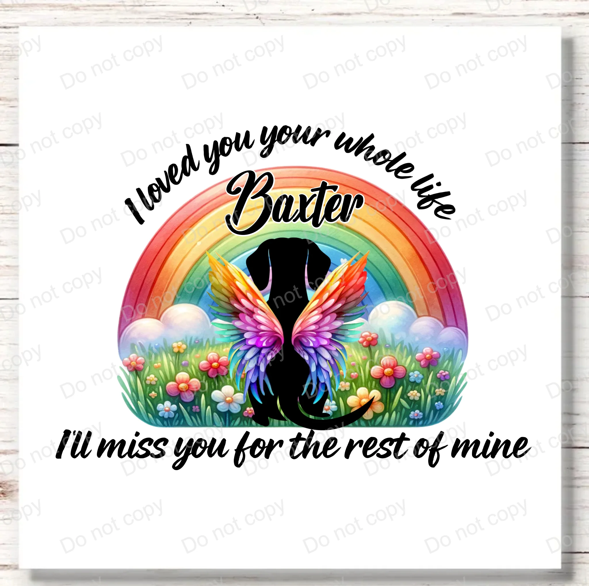 UVDTF Rainbow Bridge, Pet memorial - Image 8