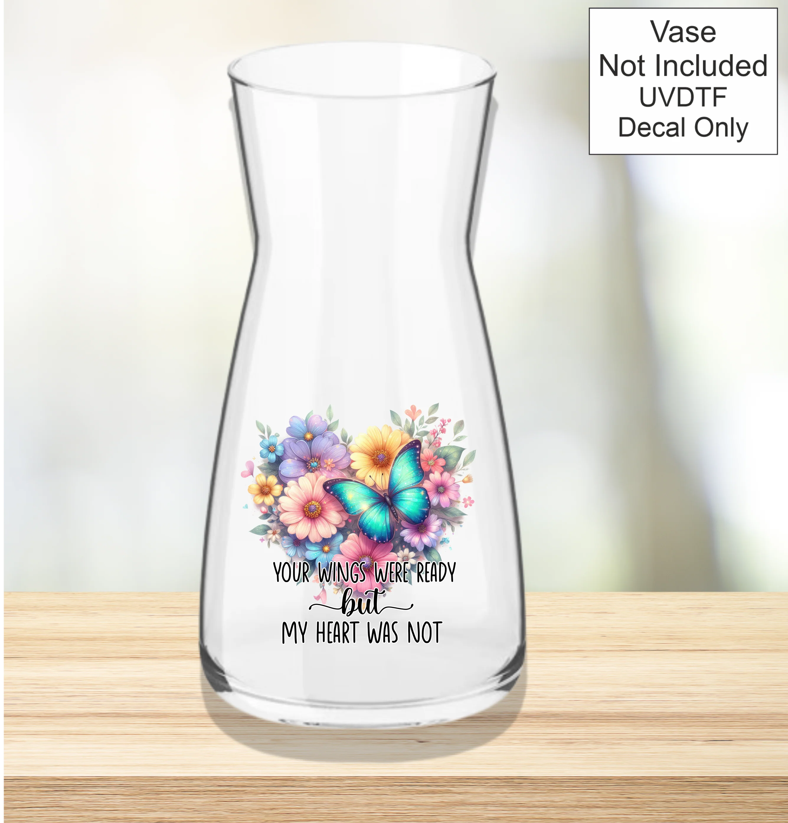 UVDTF Your Wings were ready Floral Butterfly - Image 3