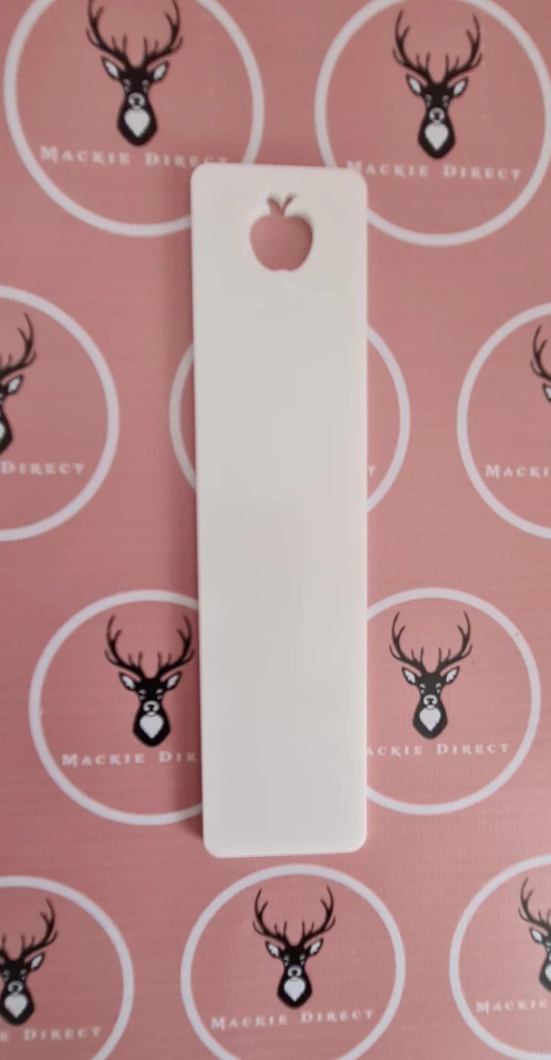 Acrylic Apple Bookmark