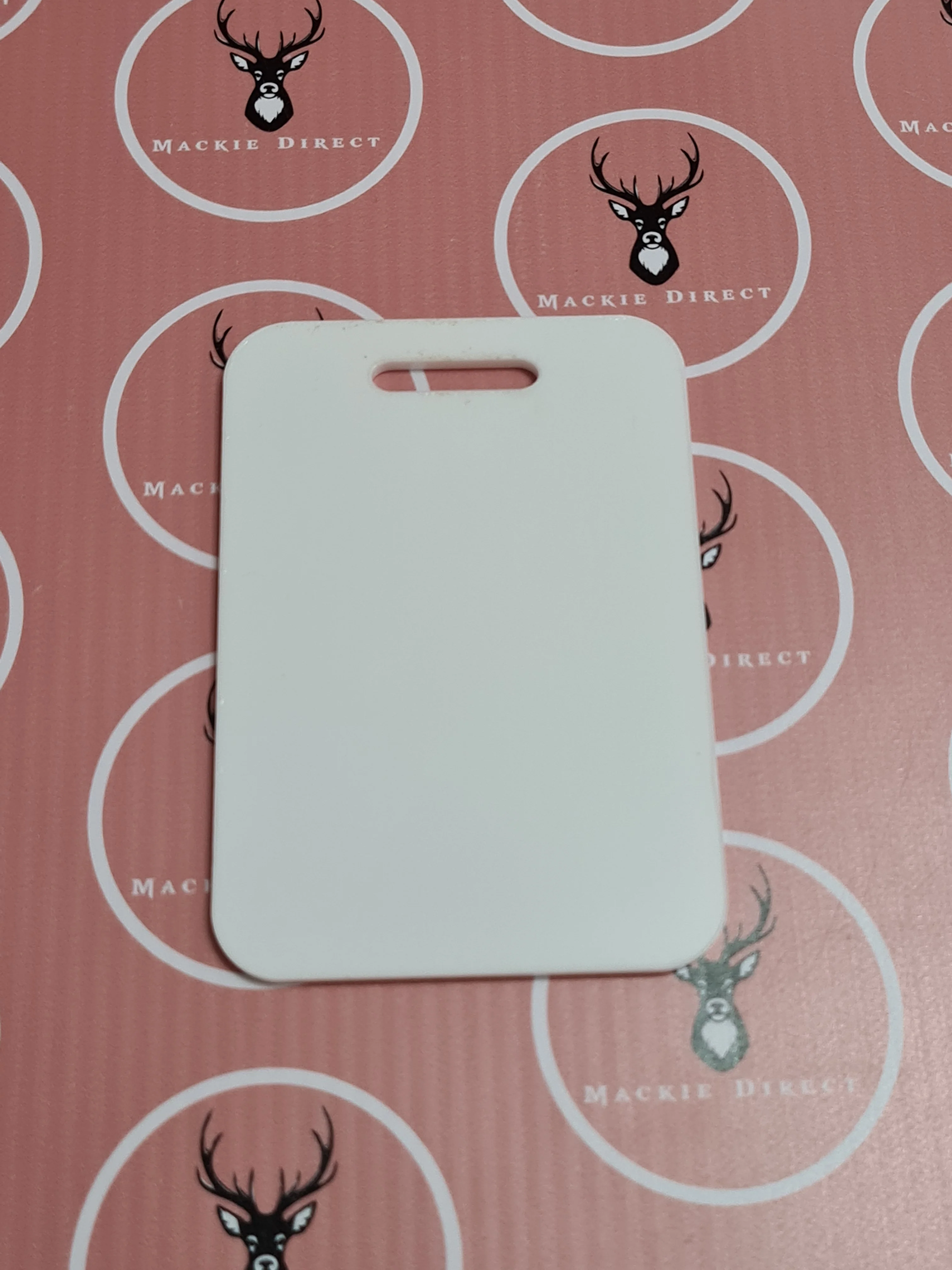 Acrylic Rectangle Pram/Germ/Luggage Tag